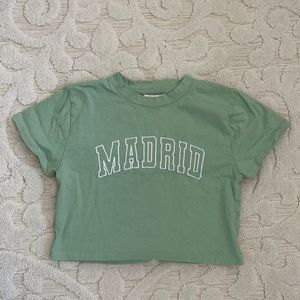 Top shop | green | crop top